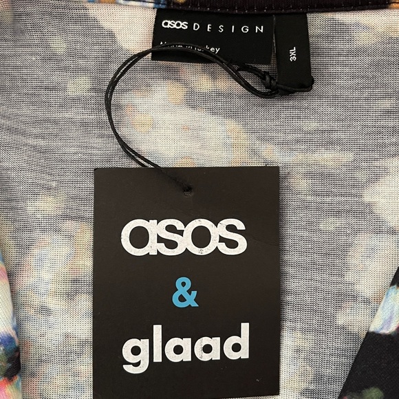 ASOSxglaad co-ord jersey in floral print. Mens 3XL - Picture 3 of 4